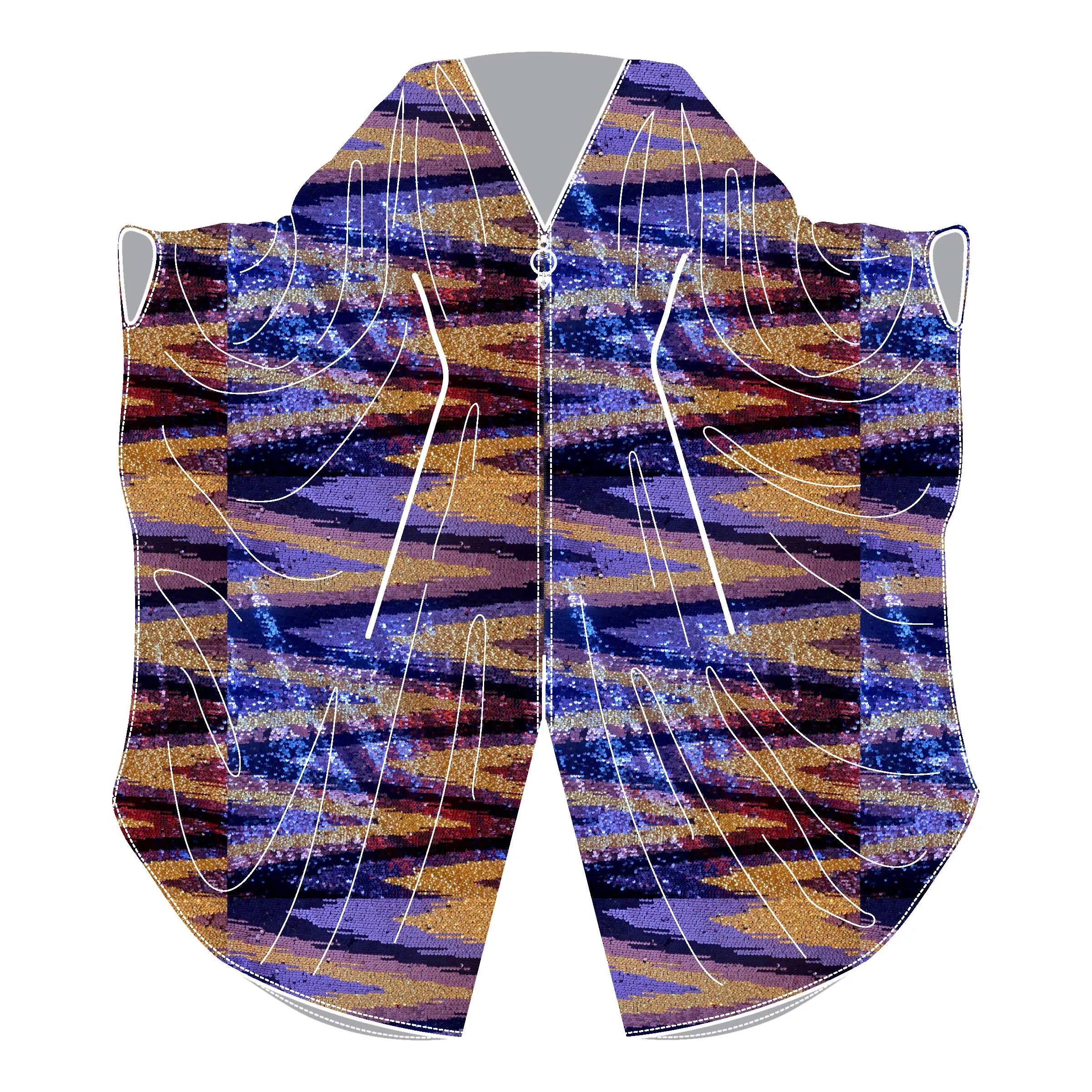 Orange, Purple and Pink Ziggy Jumpsuit *INTRODUCTORY PRICE*