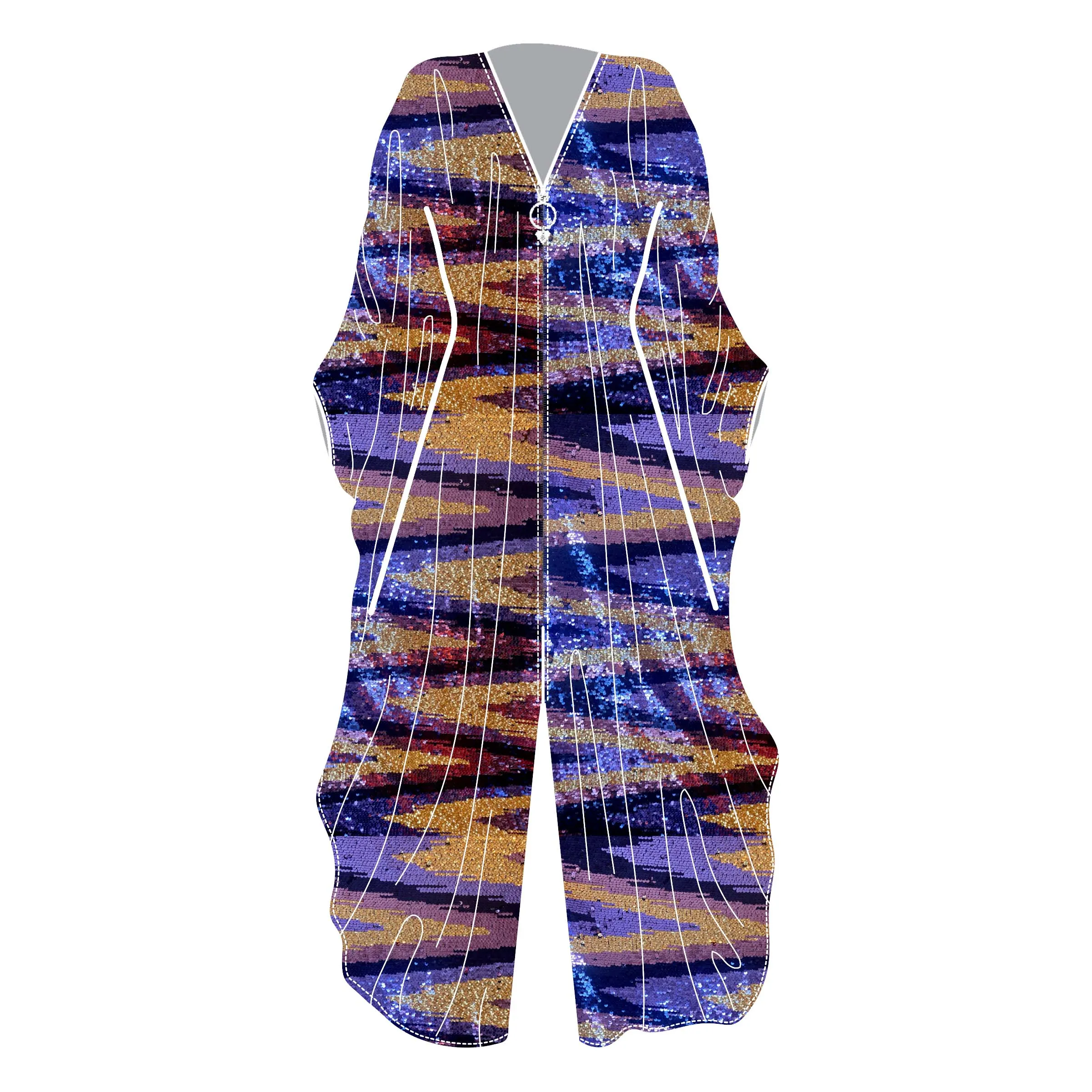 Orange, Purple and Pink Ziggy Jumpsuit *INTRODUCTORY PRICE*