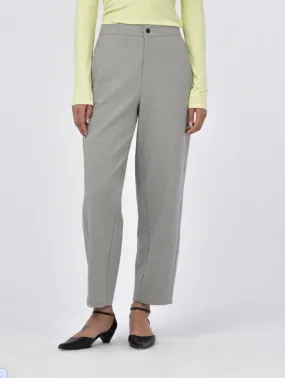 Paper Label Gray Knit Tapered Leg Pant
