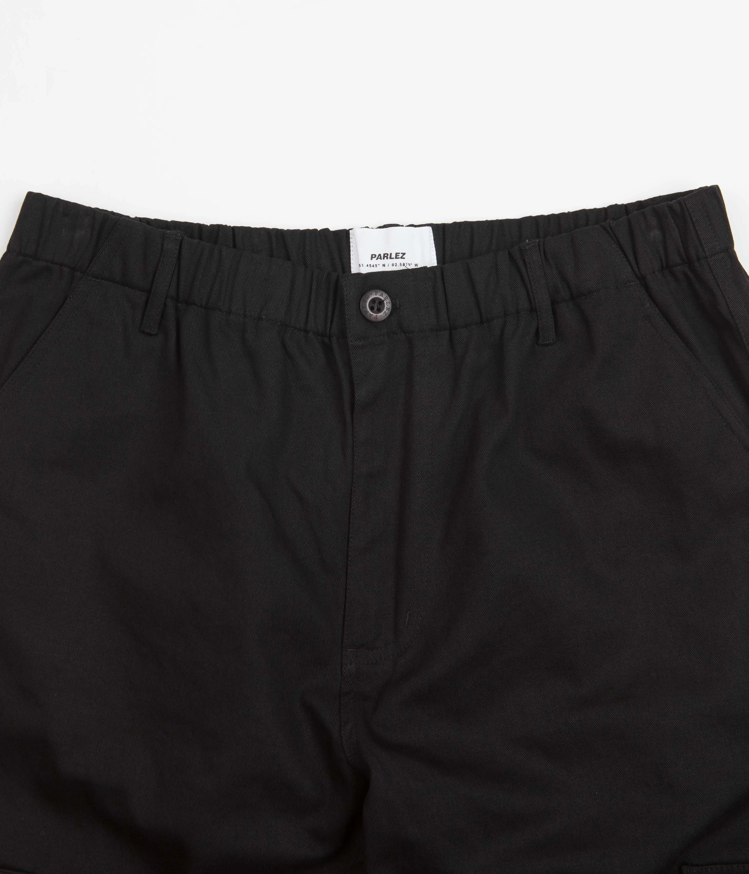 Parlez Gilbert Cargo Pants - Black