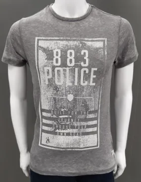 Police 883 Division T-Shirt - Grey