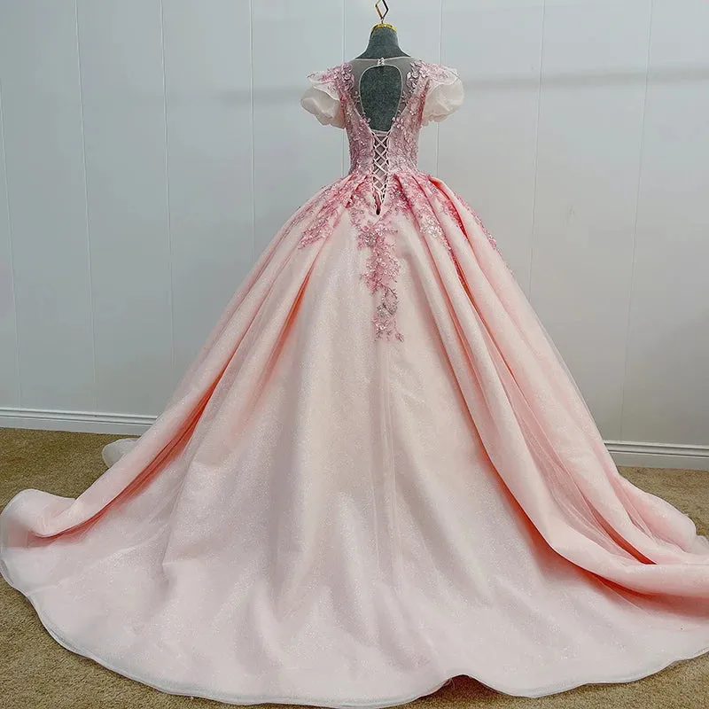 Romantic Quinceanera Organza Dress Ball Gown
