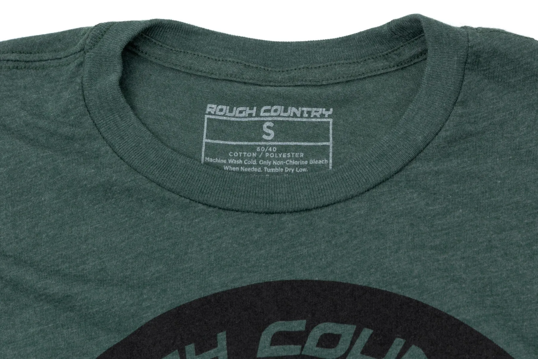 Rough Country T-Shirt - RC Mountains - Forest Green - 3XL