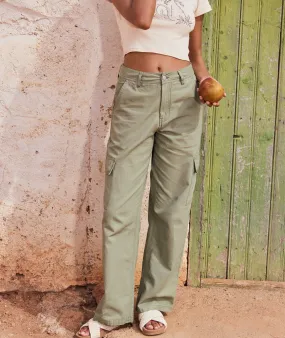Roxy Left Again Cargo - Oil Green