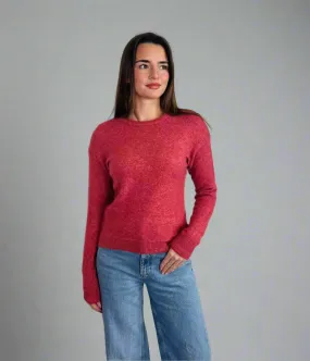 Salmon Pink Wool Blend Jumper