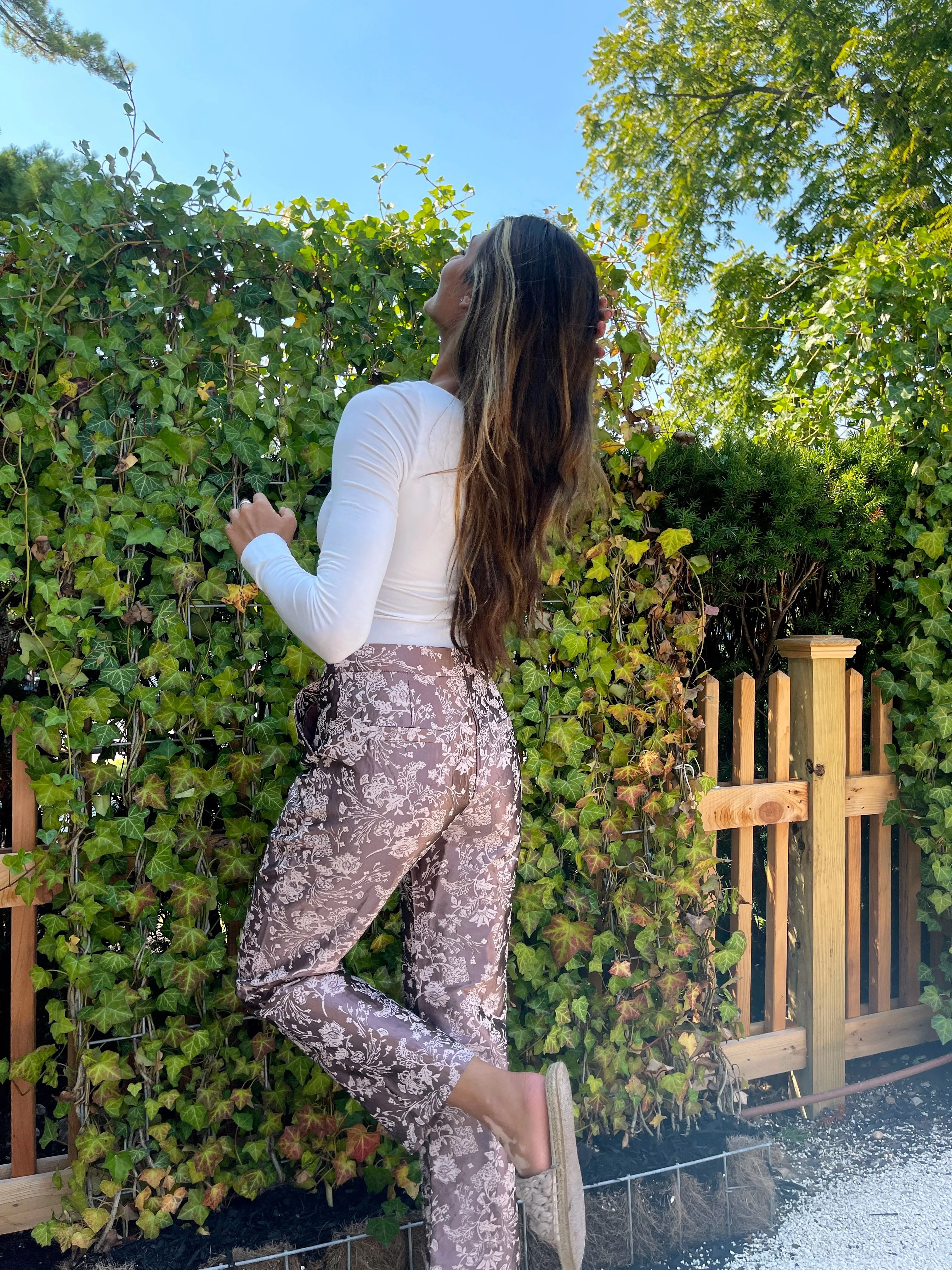 Settle in Scoop Neck Bodysuit in Ivory