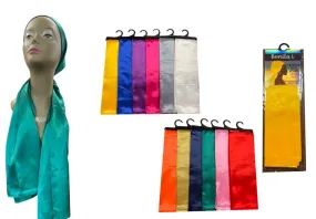 SF24 LONG SCARF ASSORT/BLACK