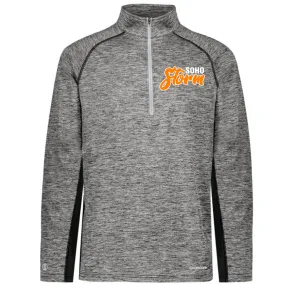 SOHO - Electrify Coolcore 1.2 Zip Pullover with SOHO STORM (DOPESTYLE FONT) - Black