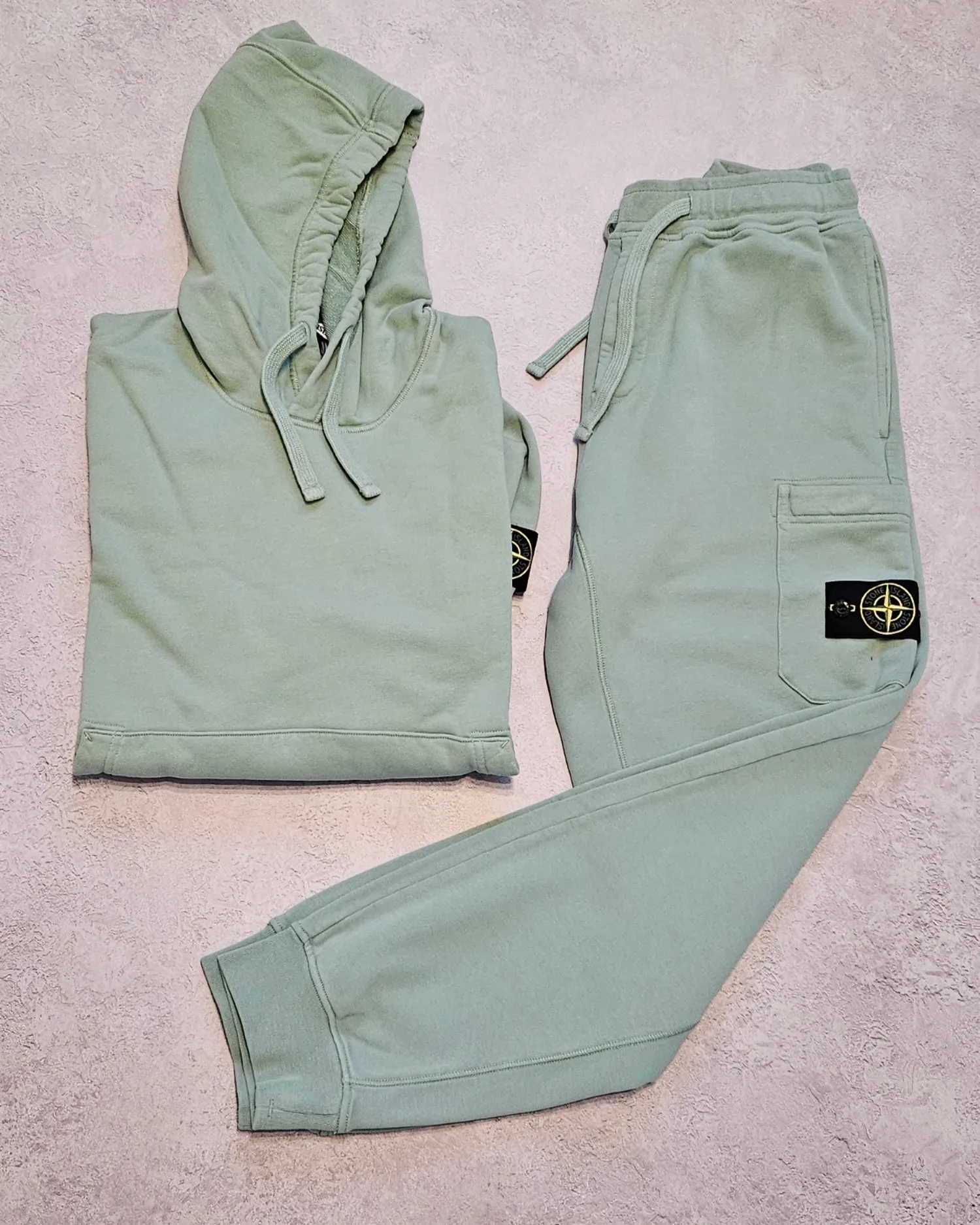 Stone Island Hoodie Full Tracksuit Chiaro