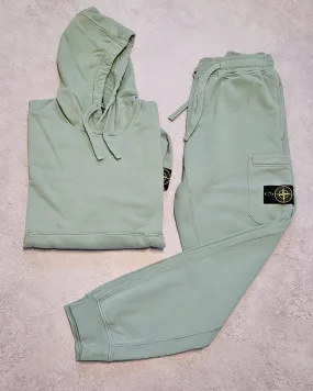 Stone Island Hoodie Full Tracksuit Chiaro