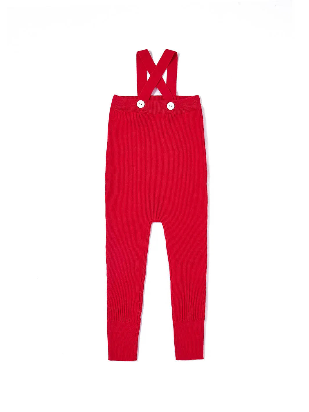 Straps Overall - Cherry Coral