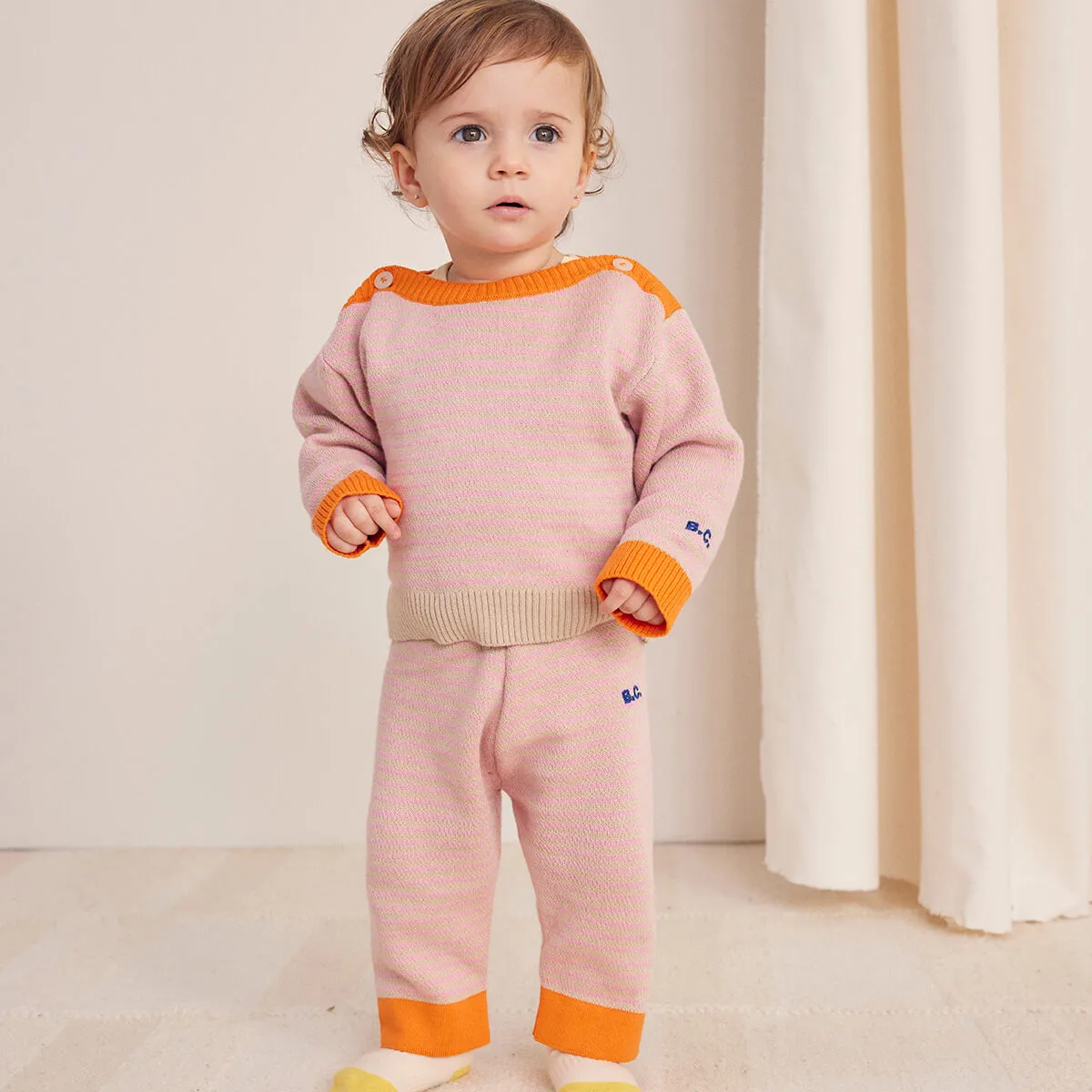 Stripes Baby Jumper by Bobo Choses