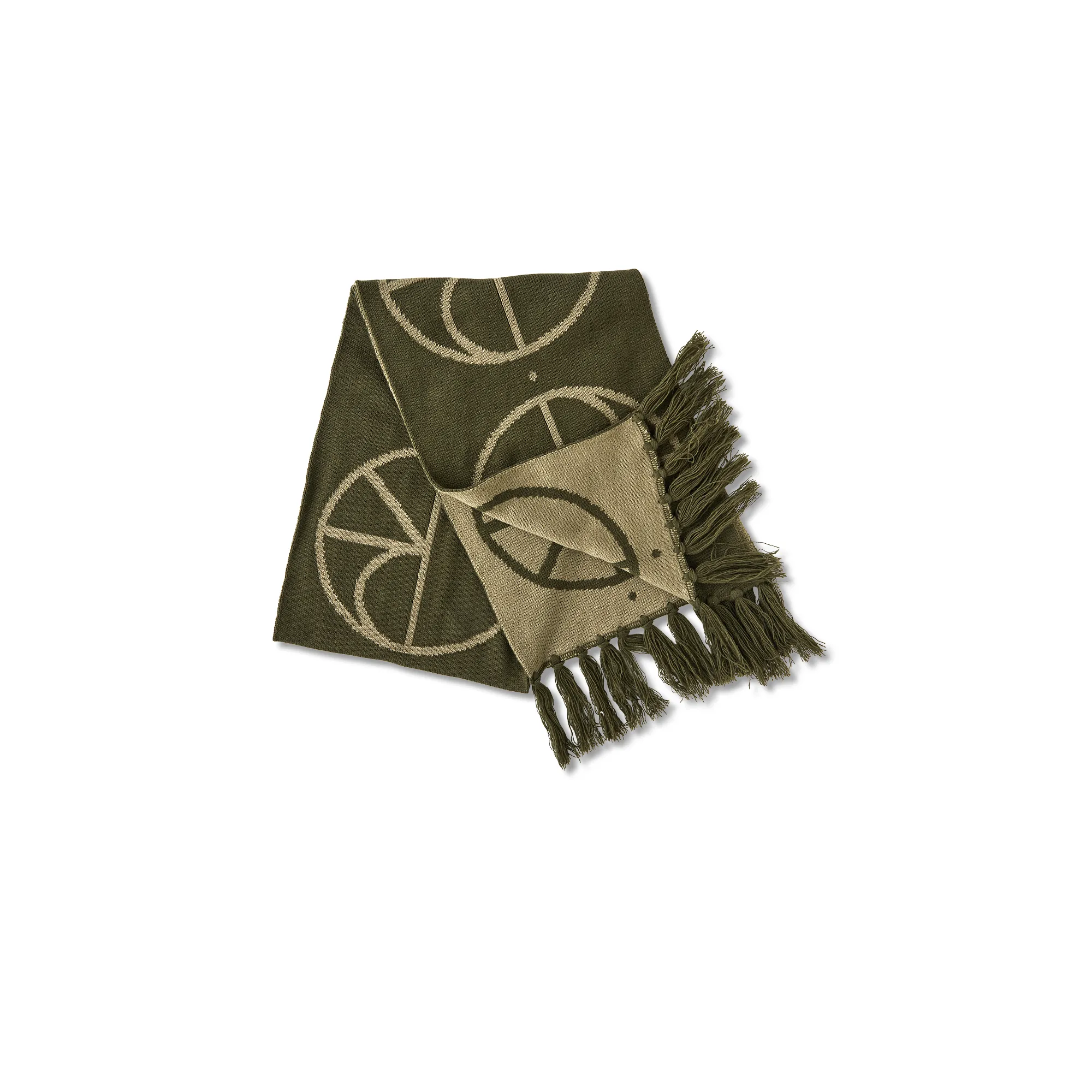 Stroke Logo Scarf - Olive