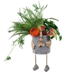 Sunnydaze Tate the Turkey Indoor Planter Statue - 8.5"