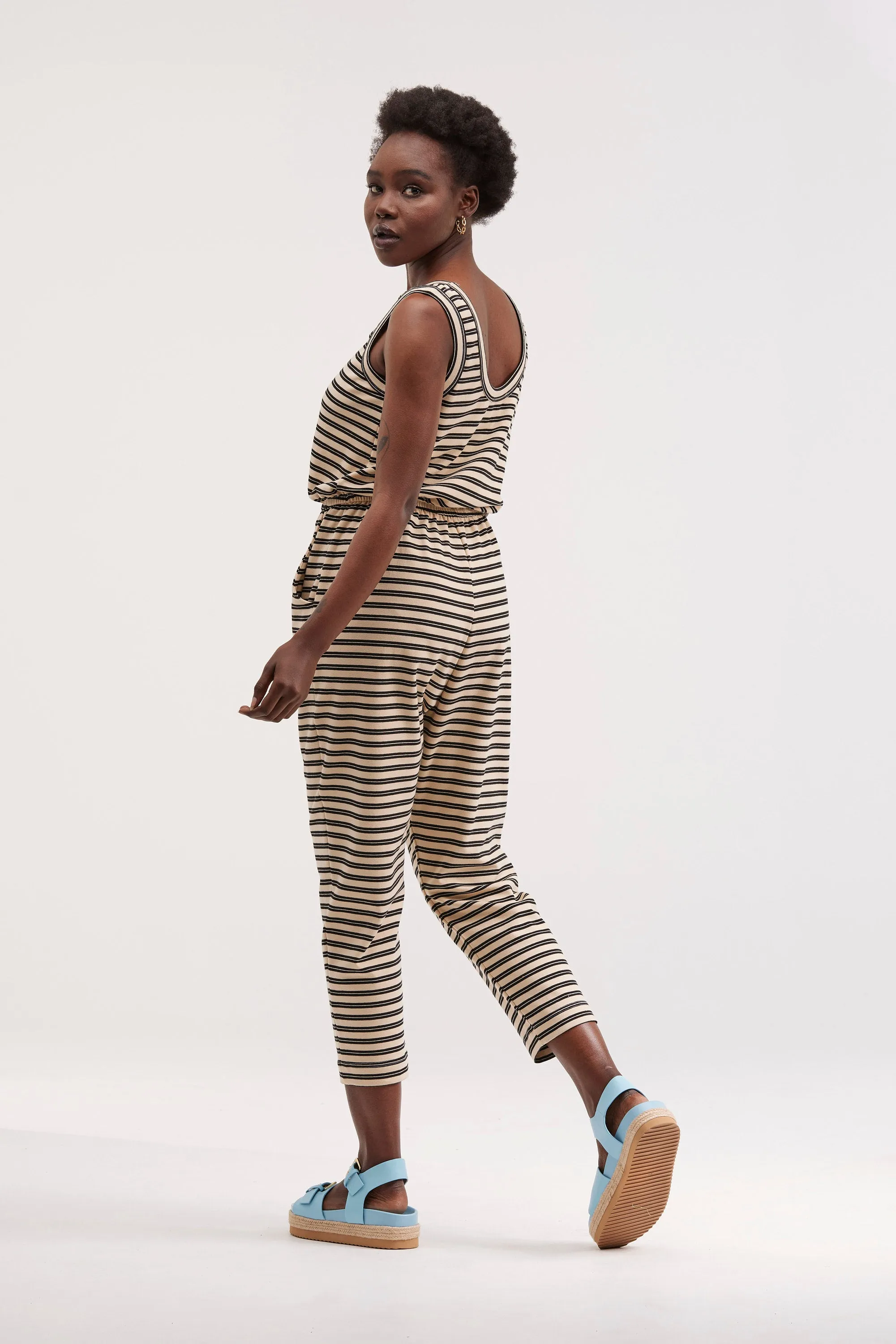Traveller Stripe Jumpsuit