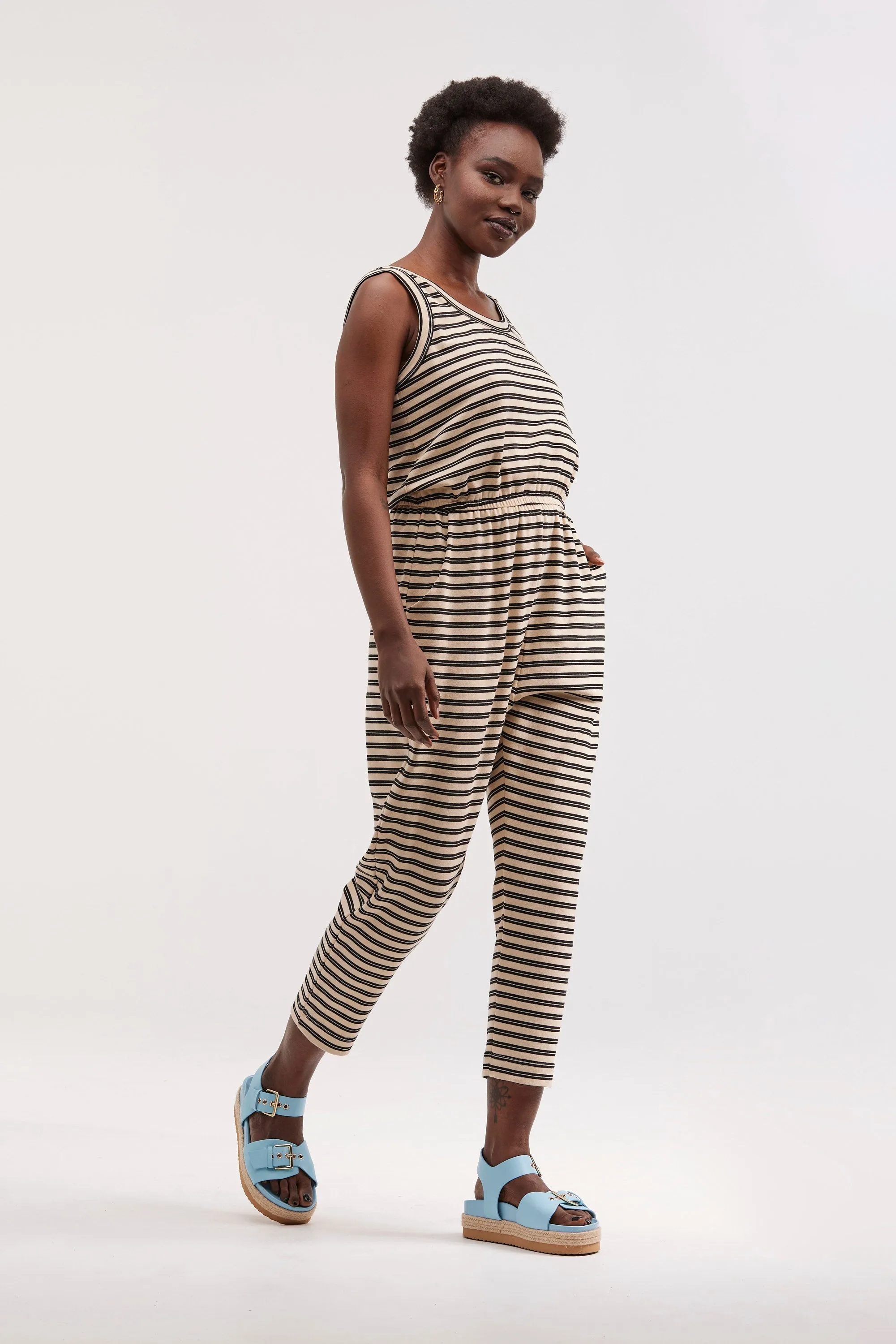 Traveller Stripe Jumpsuit