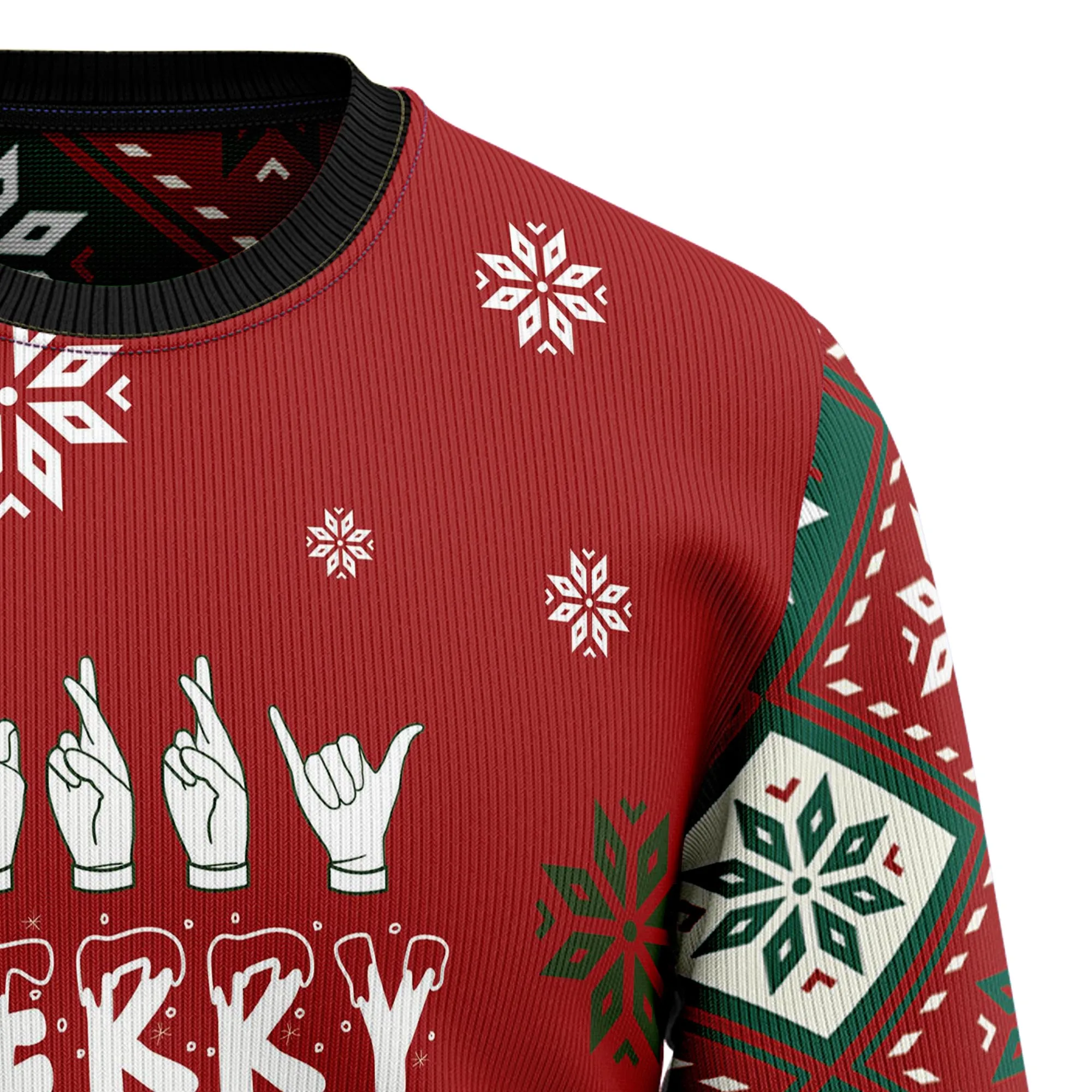 Ugly Christmas Sweater JulesRoche Warm Funny Holiday Pullover