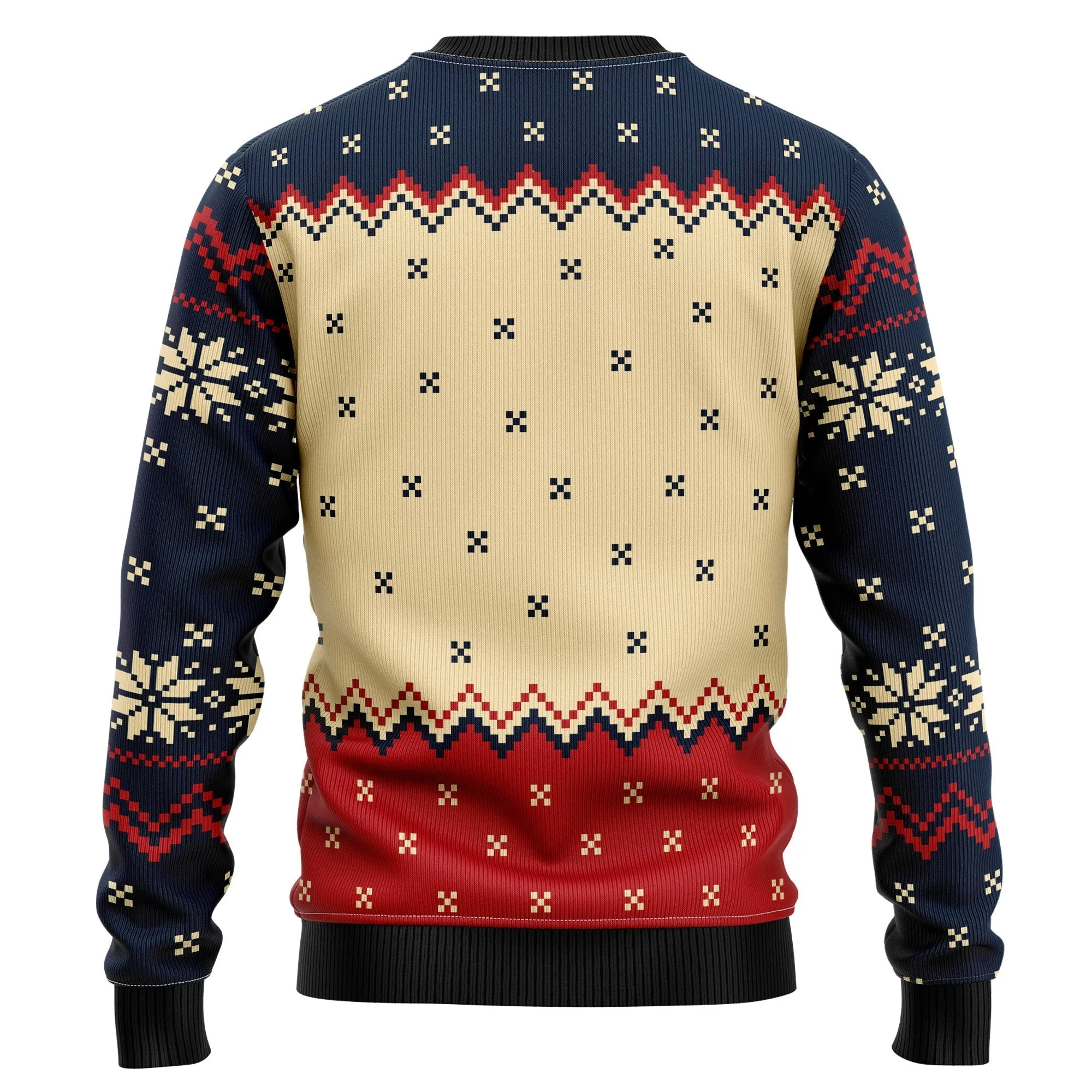 Ugly Sweater JulesRoche All-over Print Acrylic Cotton Mix