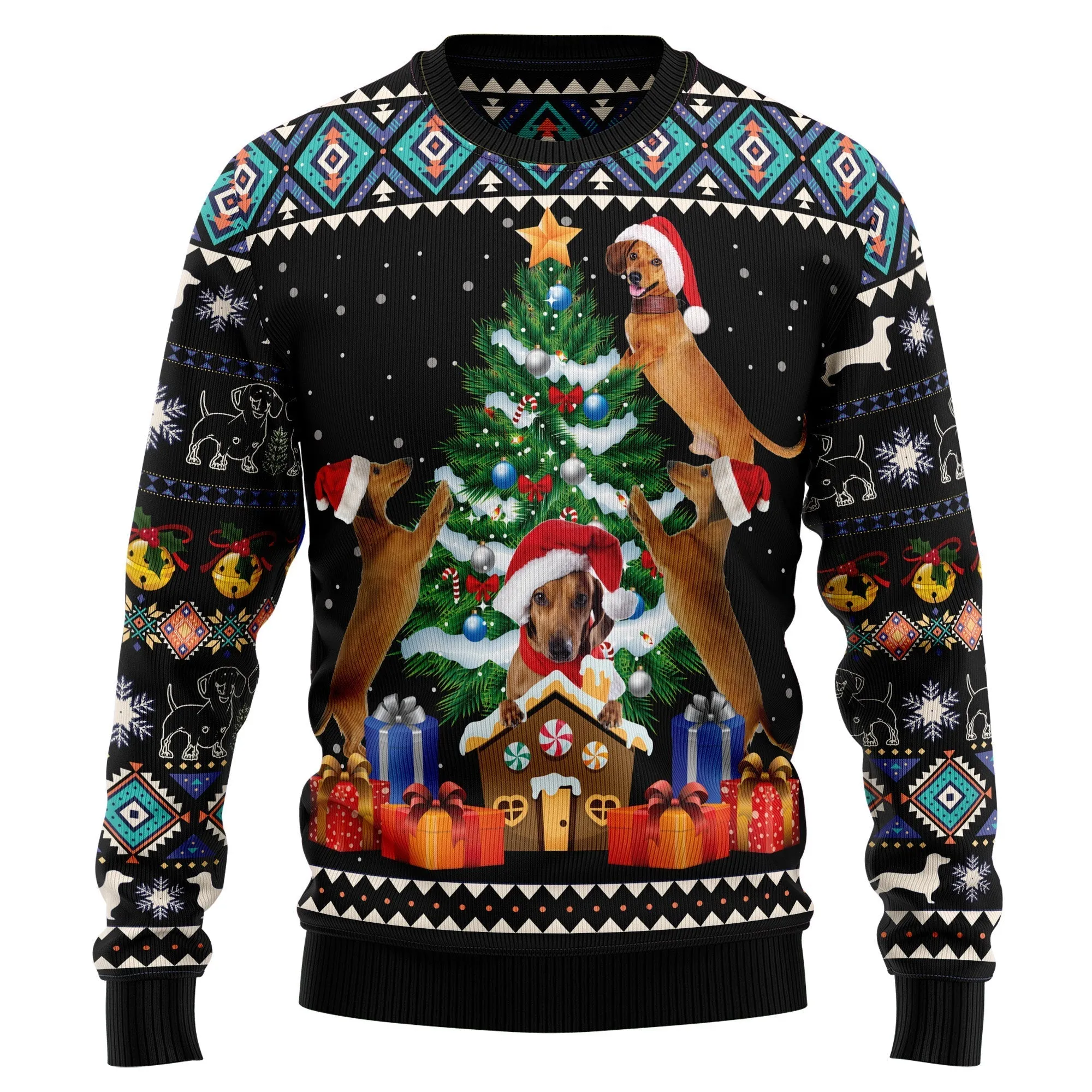 Ugly Sweater JulesRoche All-Over-Print Festive Design