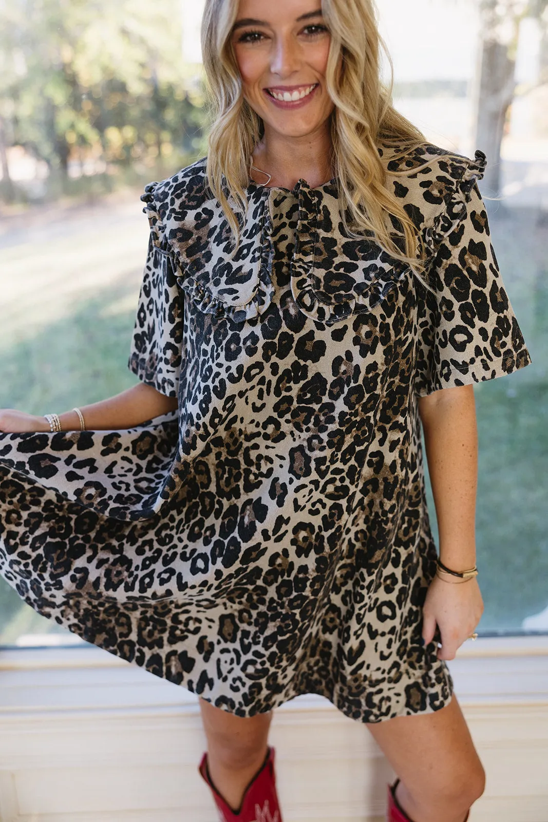 Val Mini Dress - Leopard