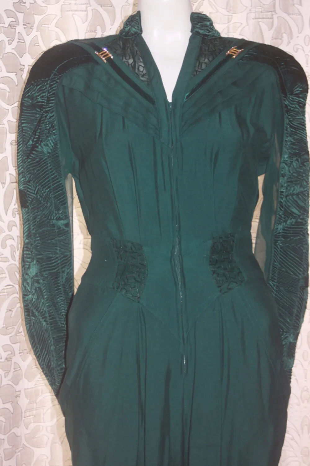 Vintage Deadstock 80's Designer J Harris Jumpsuit Small 4