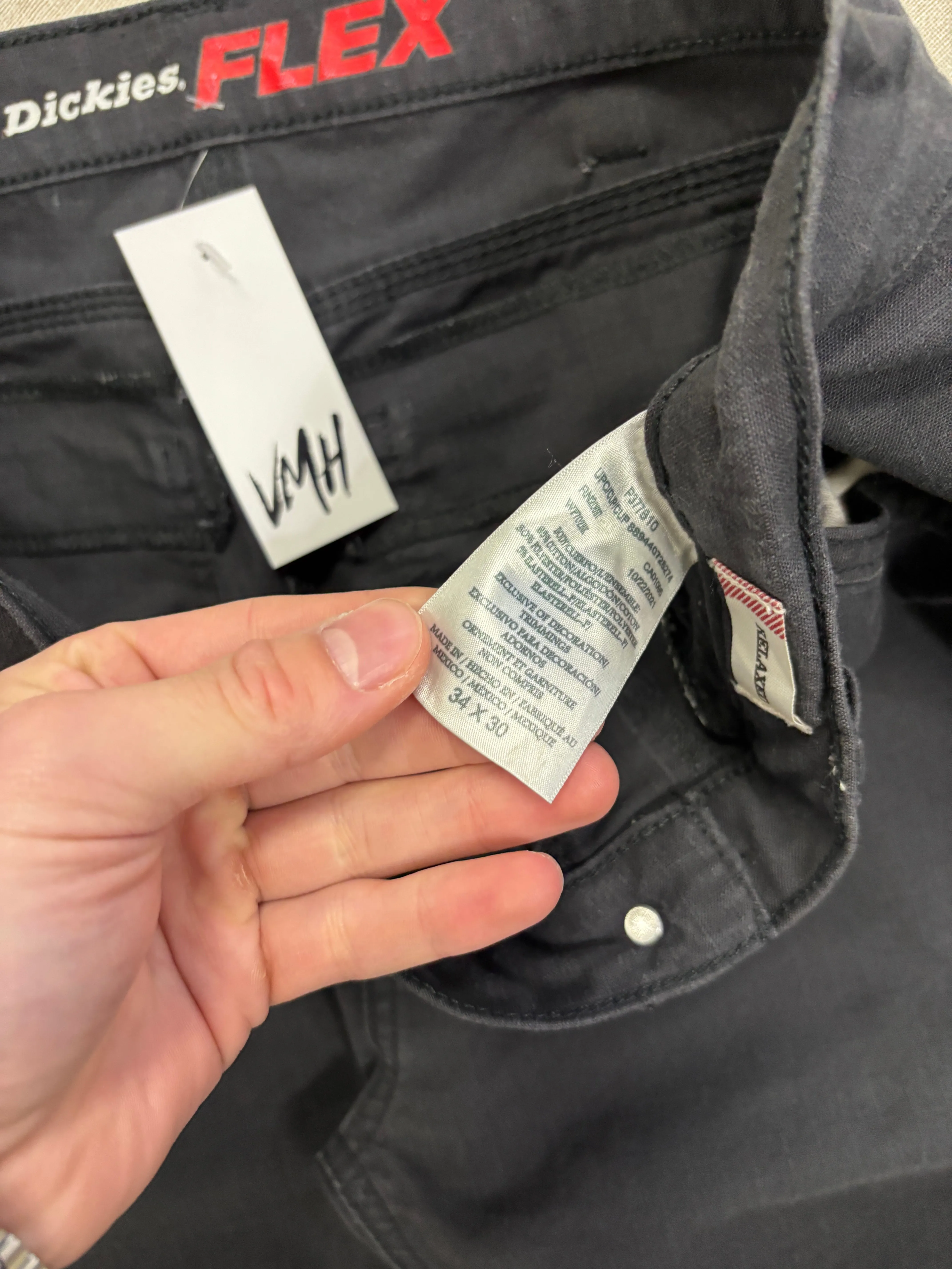 Vintage Dickies Black Cargo Work Pants