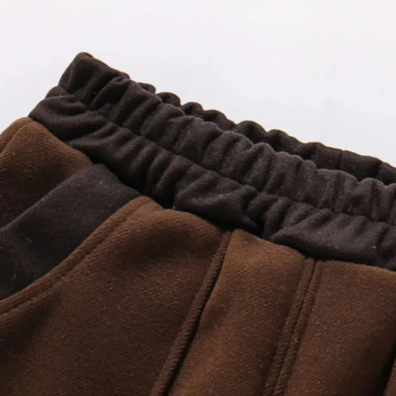 Winter Kids Thick Sweatpant Boys Fleece Warm Jogger Sporty Trousers Autumn Girls Solid Ankle-Length Harem Pant 3 y Child Clothes