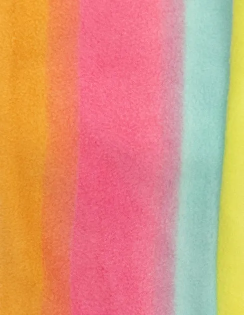 Women's Fleece Rainbow Tie Dye Pants