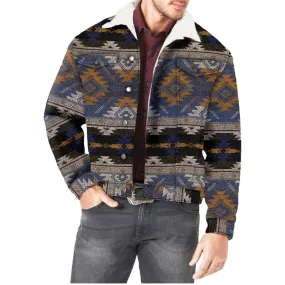 Wrangler Men’s Jacket Jaquard Weave Sherpa Lined