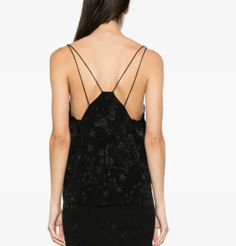 Zadig & Voltaire Capela Jac Stars Strauss Noir