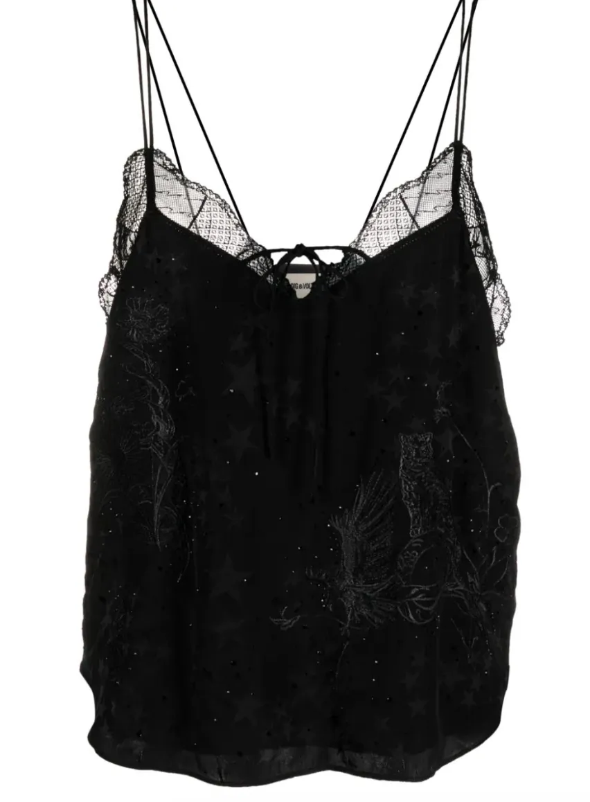 Zadig & Voltaire Capela Jac Stars Strauss Noir