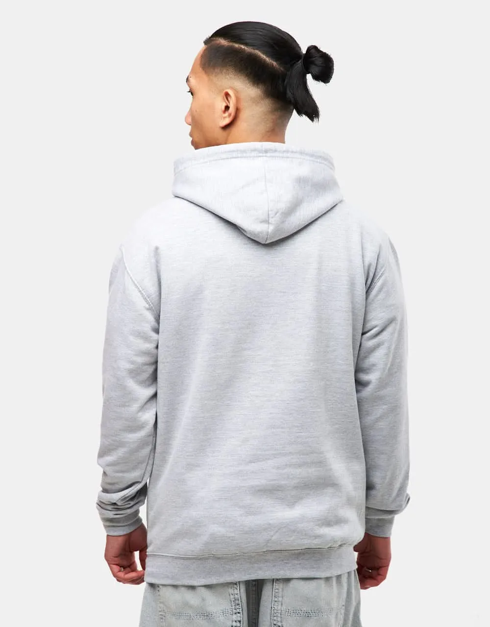 Zero Army Pullover Hoodie - Heather Grey