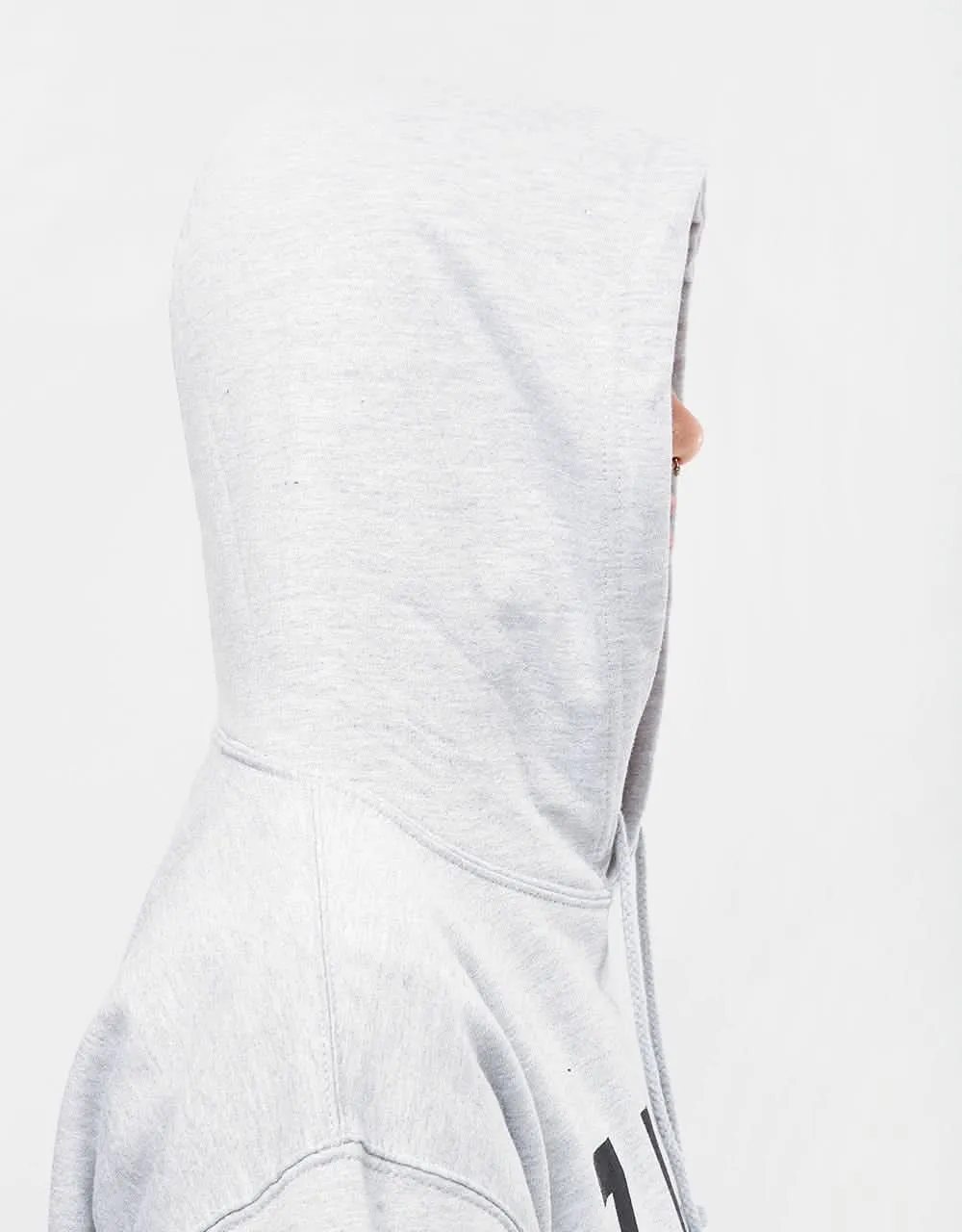 Zero Army Pullover Hoodie - Heather Grey