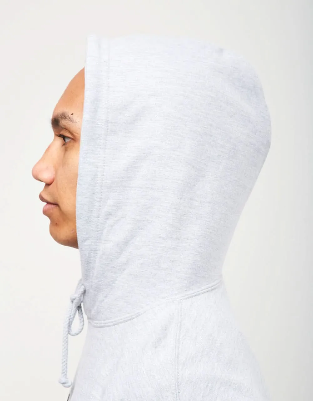 Zero Army Pullover Hoodie - Heather Grey